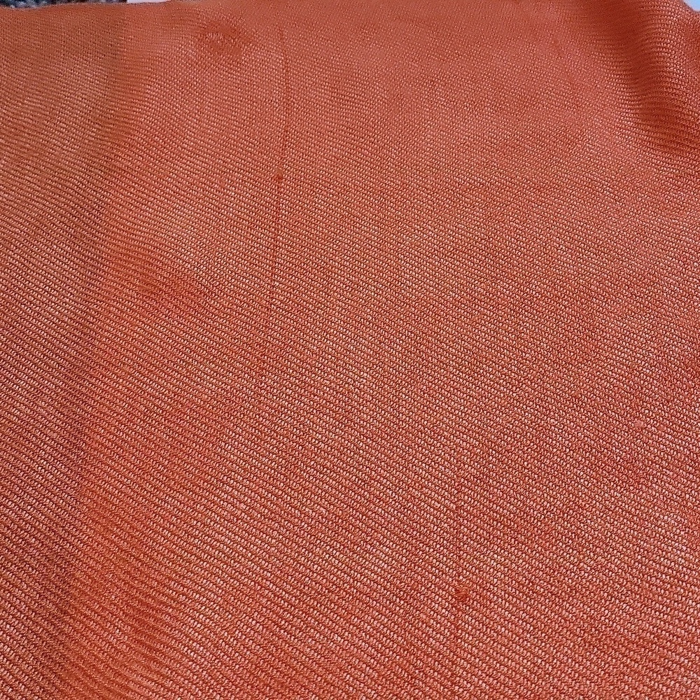 Fall scarf in the color orange, 27 x 64 - Picture 8 of 8